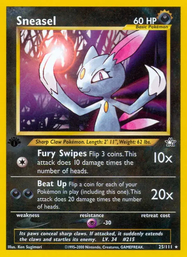 Sneasel, Neo Genesis 25/111