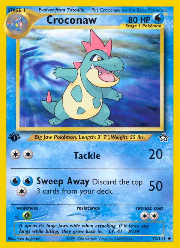 Croconaw, Neo Genesis 32/111