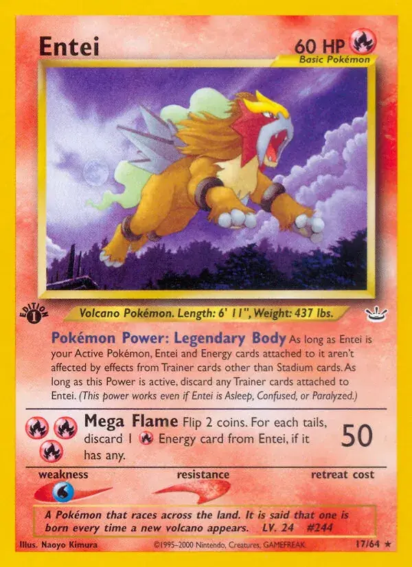 Entei, Neo Revelation 17/64