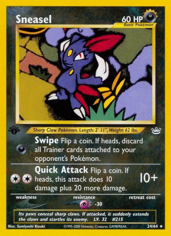 Sneasel, Neo Revelation 24/64