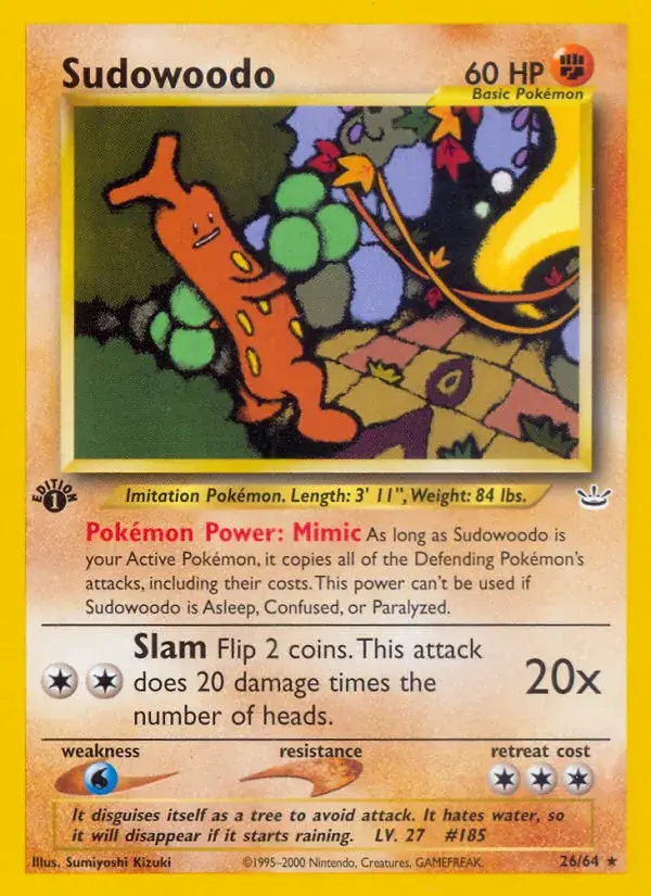 Sudowoodo, Neo Revelation 26/64
