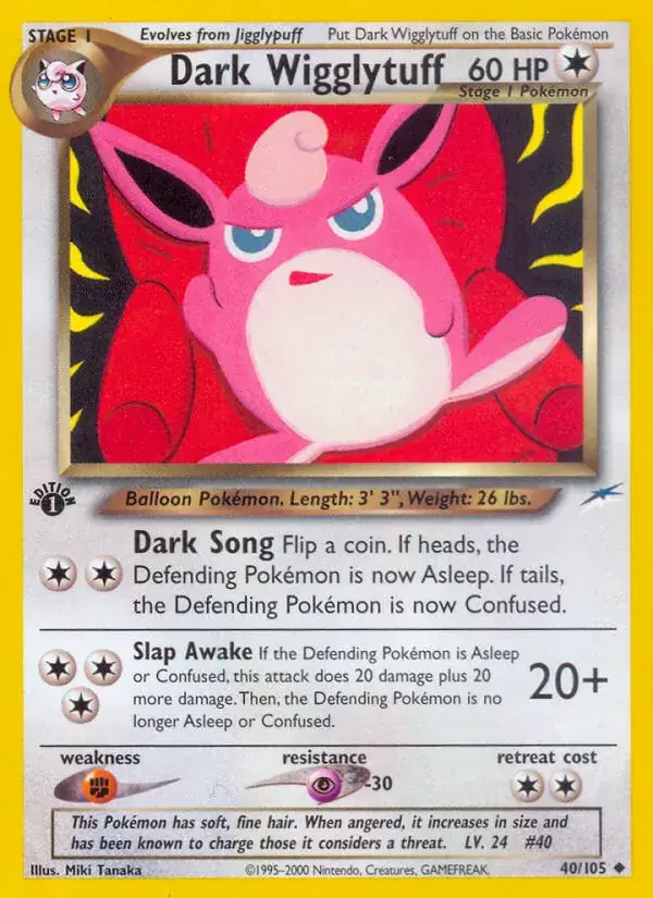 Dark Wigglytuff, Neo Destiny 40/105