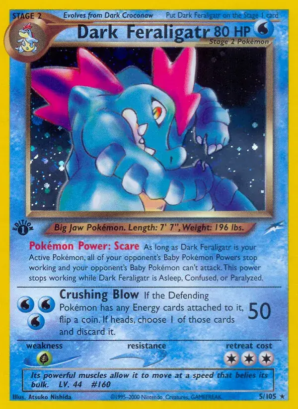 Dark Feraligatr, Neo Destiny 5/105