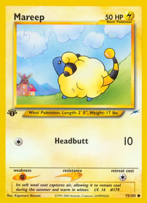 Mareep, Neo Destiny 75/105