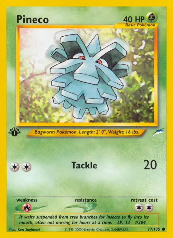 Pineco, Neo Destiny 77/105