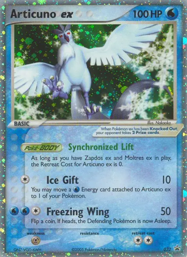 Articuno ex, Nintendo Black Star Promos 32/40