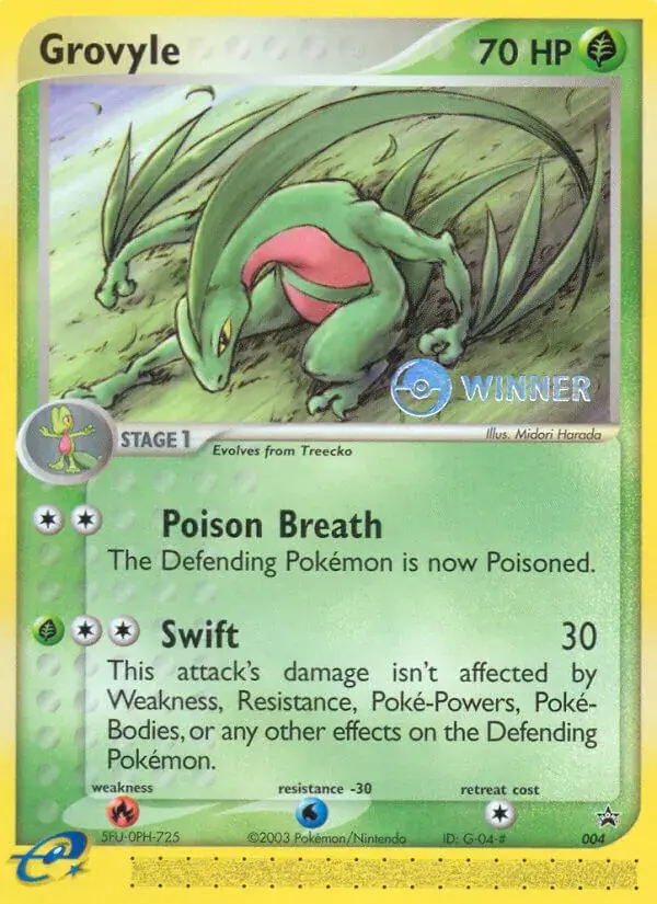 Grovyle, Nintendo Black Star Promos 4/40