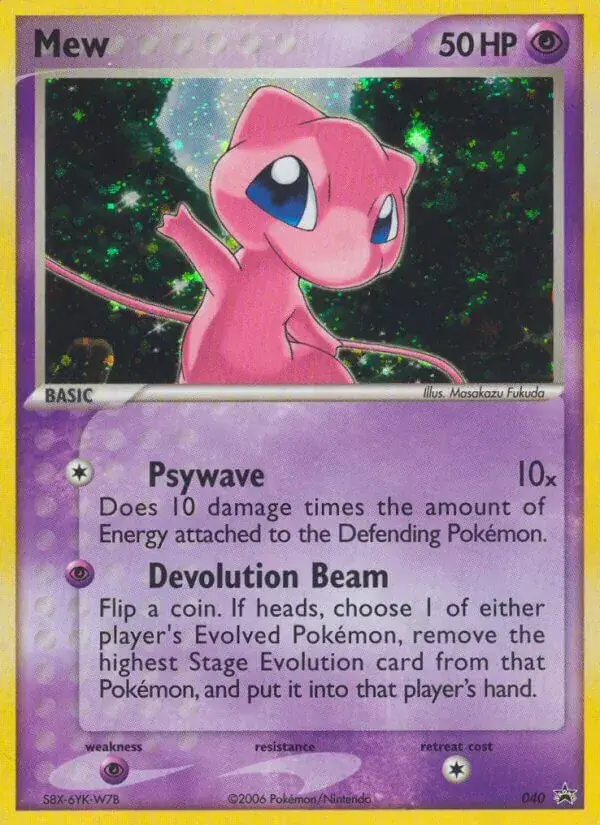 Mew, Nintendo Black Star Promos 40/40