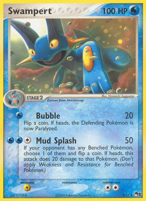 Swampert, POP Series 1 5/17
