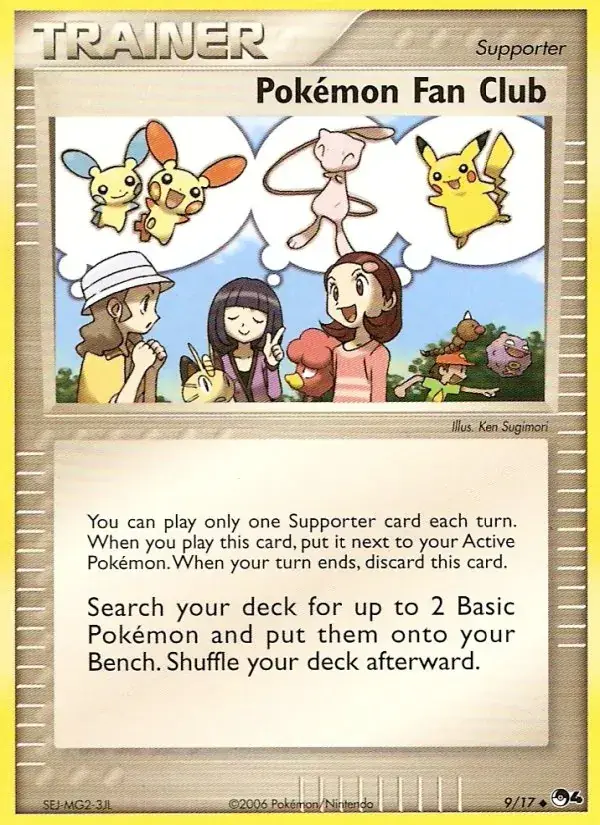 Pokémon Fan Club, POP Series 4 9/17