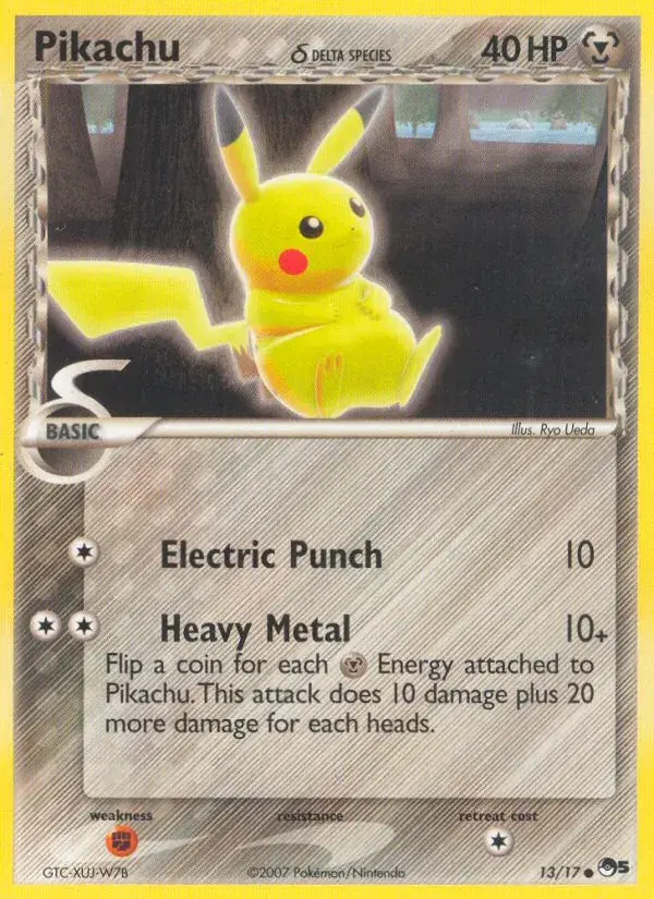 Pikachu δ, POP Series 5 13/17
