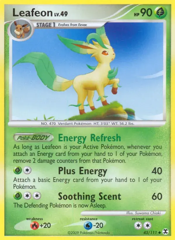Leafeon, Rising Rivals 45/111