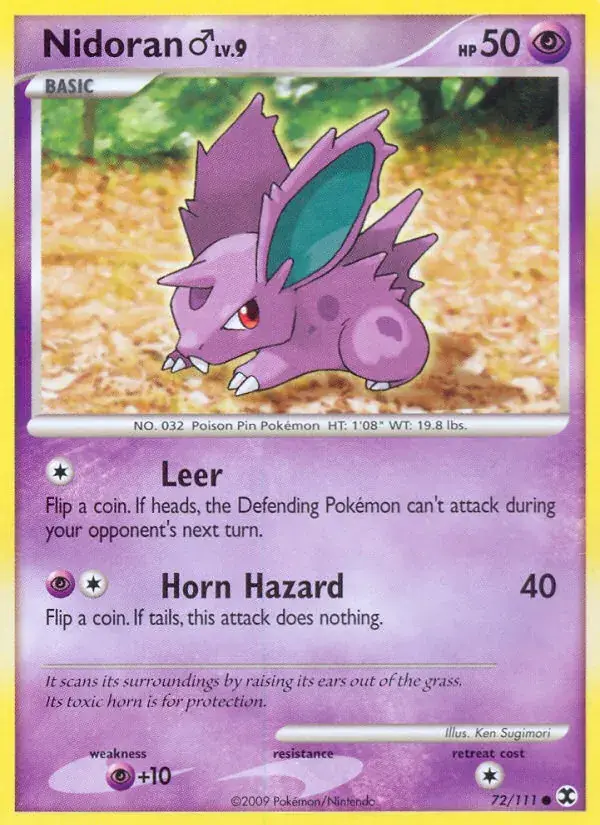 Nidoran ♂, Rising Rivals 72/111