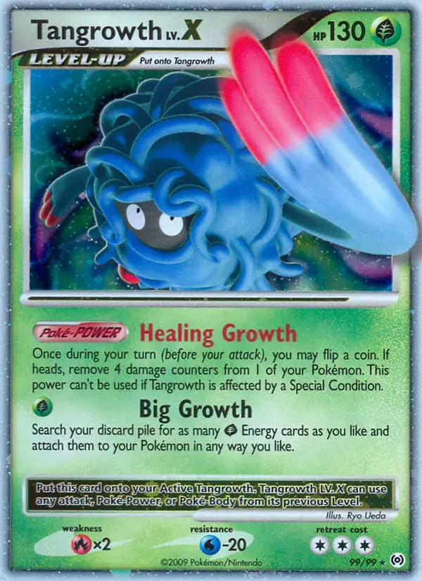 Tangrowth LV.X, Arceus 99/99