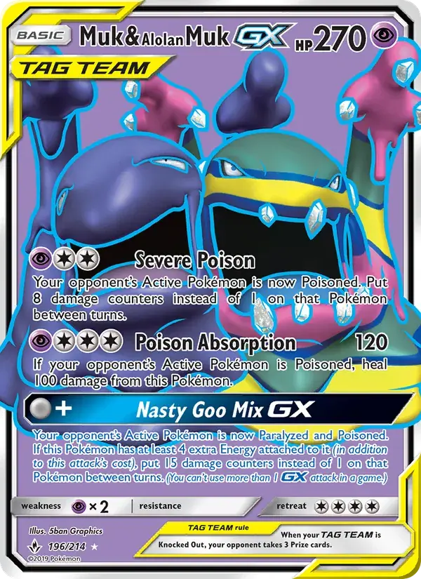 Muk & Alolan Muk GX, Unbroken Bonds 196/214