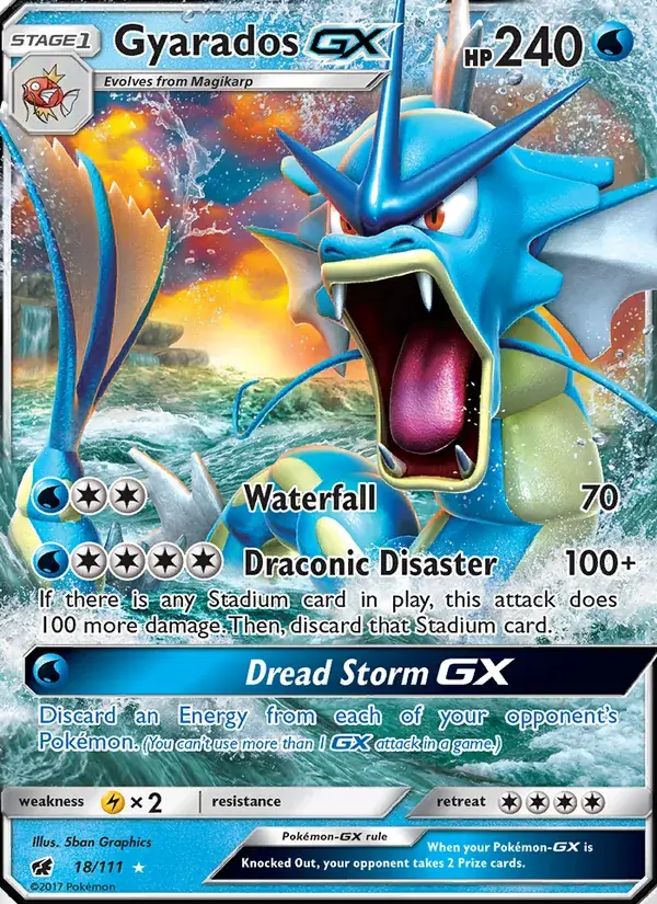 Gyarados GX, Crimson Invasion 18/111
