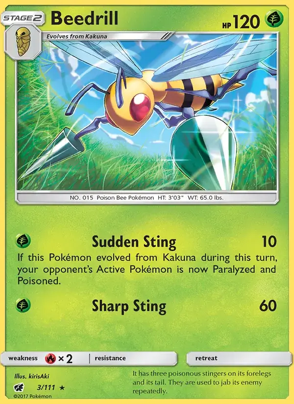 Beedrill, Crimson Invasion 3/111