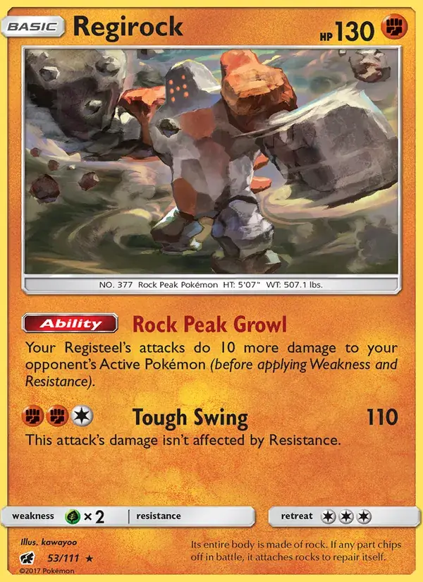 Regirock, Crimson Invasion 53/111
