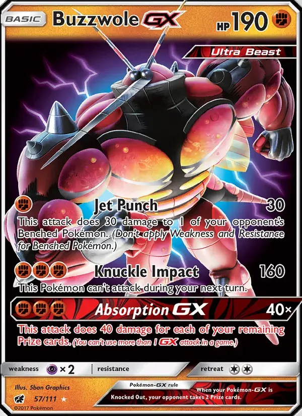 Buzzwole GX, Crimson Invasion 57/111