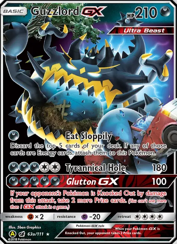Guzzlord-GX, Crimson Invasion 63a/111