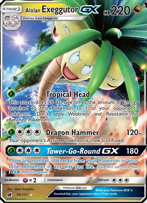 Alolan Exeggutor GX, Crimson Invasion 74/111