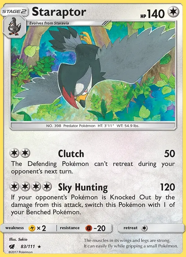 Staraptor, Crimson Invasion 83/111