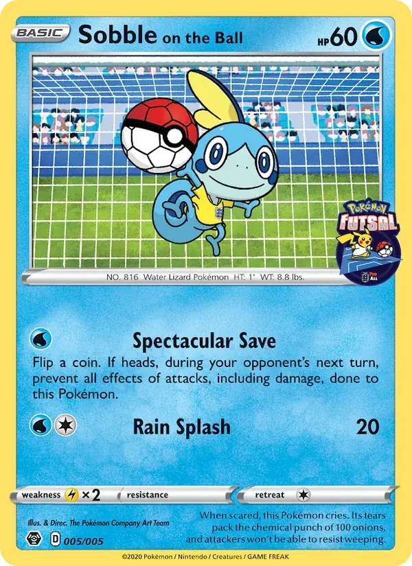 Sobble on the Ball, Pokémon Futsal 2020 5/5