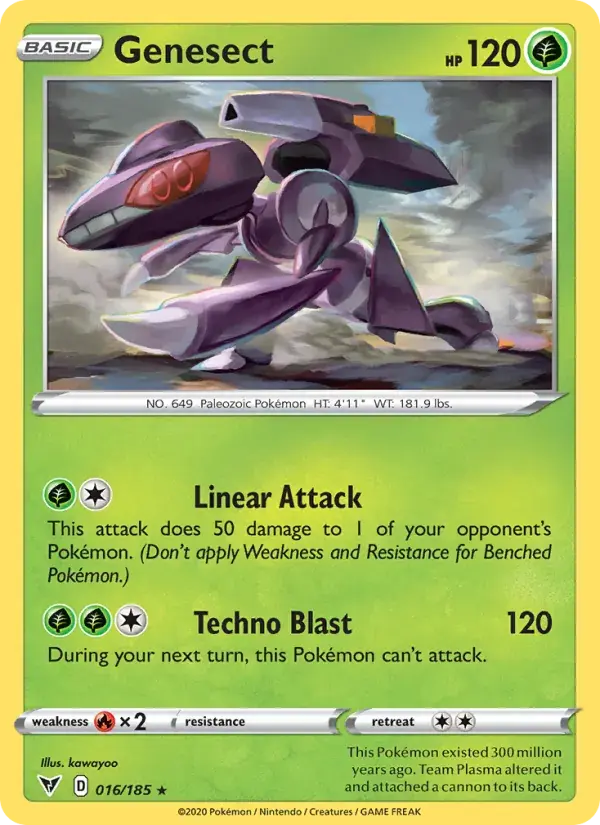 Genesect, Vivid Voltage 16/185