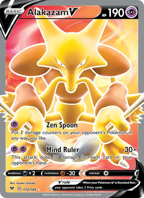 Alakazam V, Vivid Voltage 172/185