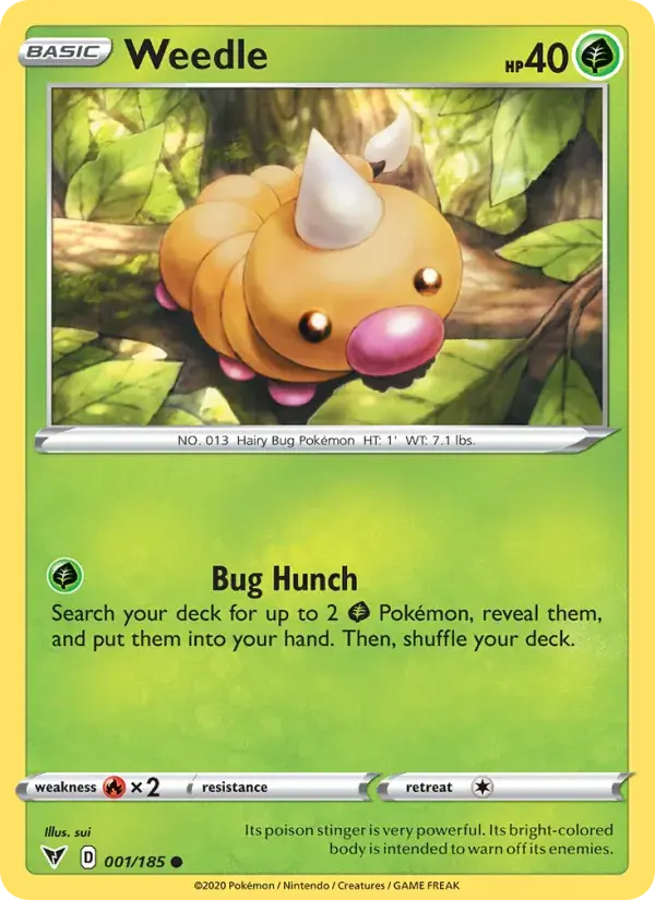Weedle, Vivid Voltage 1/185