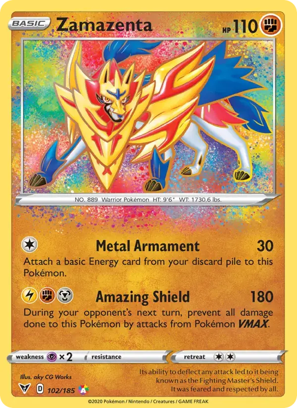 Zamazenta, Vivid Voltage 102/185