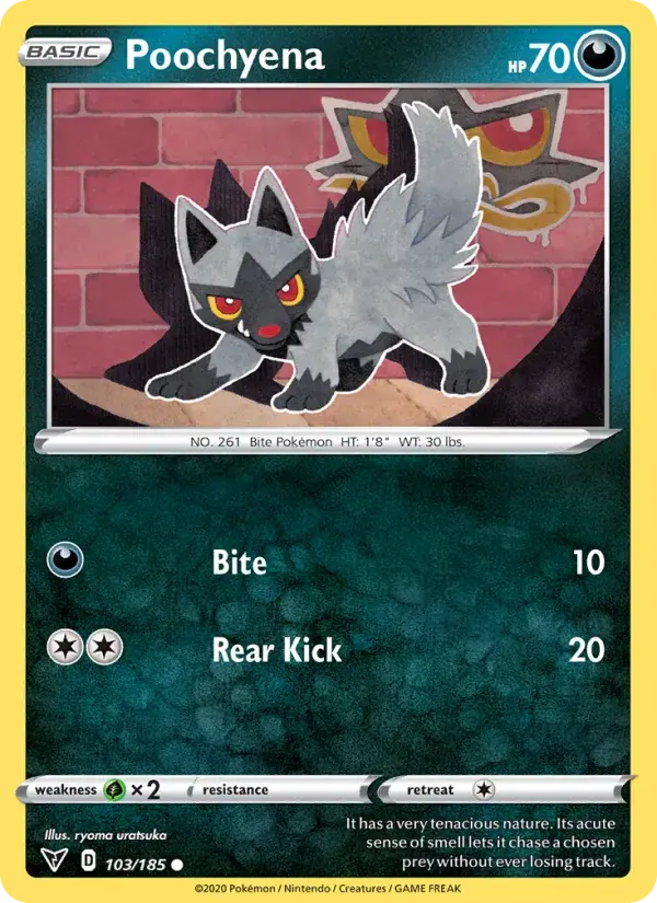 Poochyena, Vivid Voltage 103/185