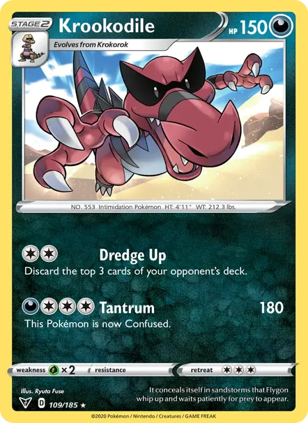 Krookodile, Vivid Voltage 109/185