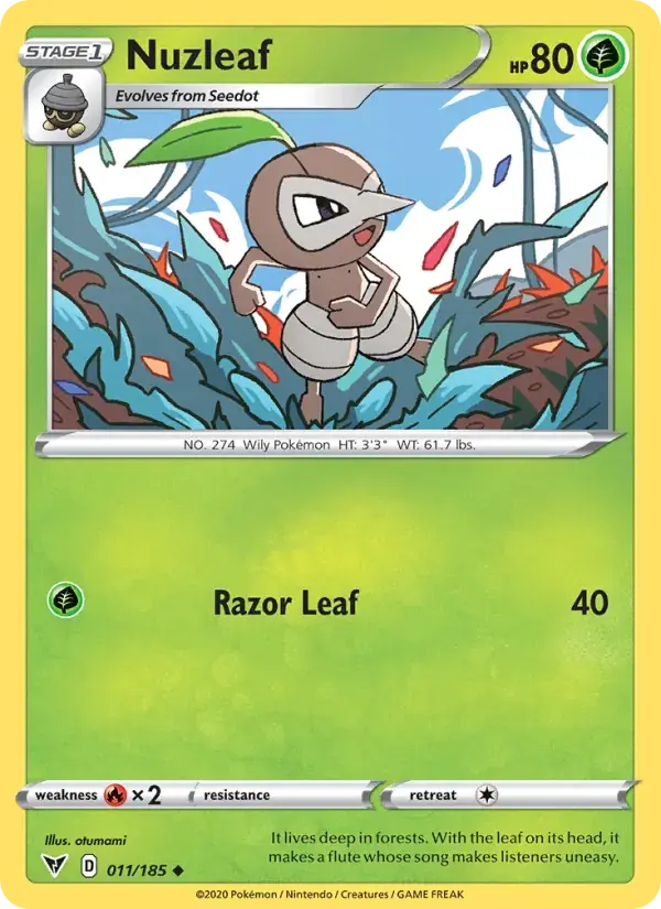 Nuzleaf, Vivid Voltage 11/185