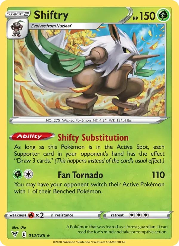 Shiftry, Vivid Voltage 12/185