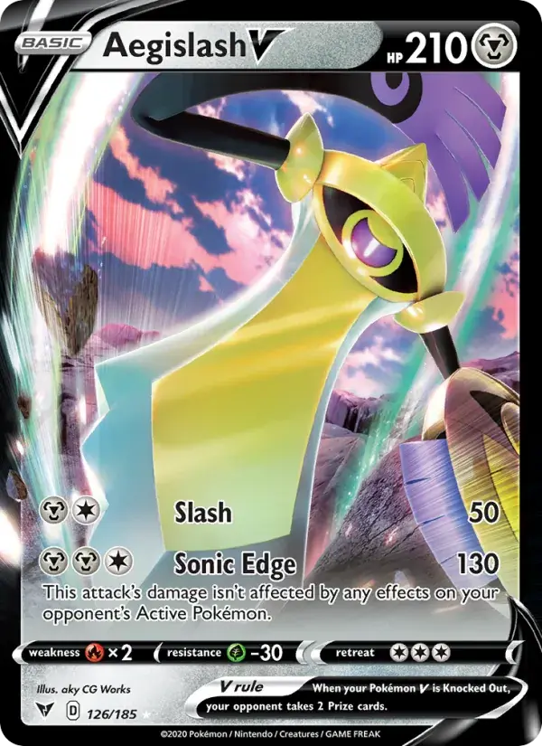 Aegislash V, Vivid Voltage 126/185