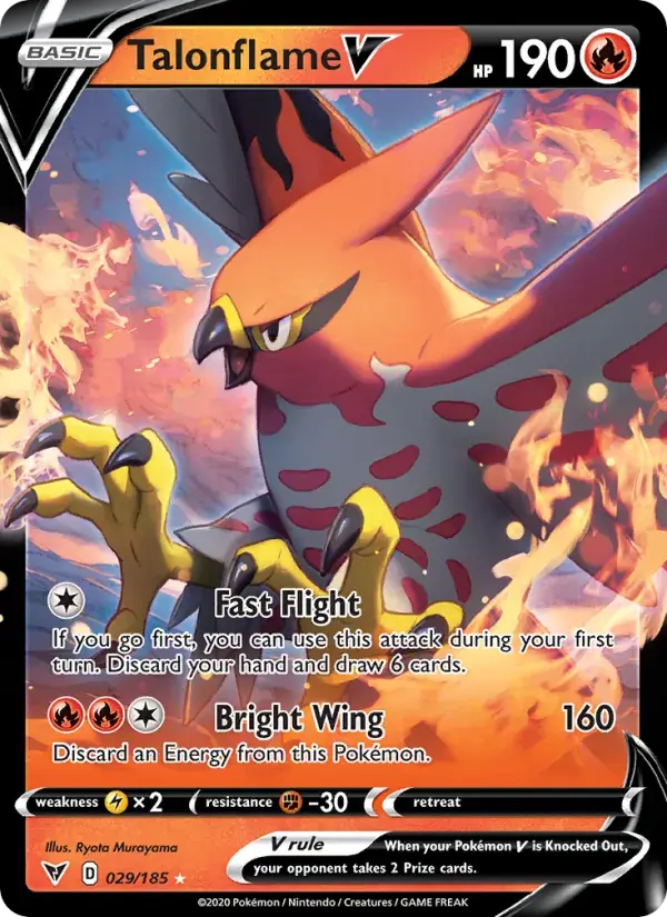 Talonflame V, Vivid Voltage 29/185