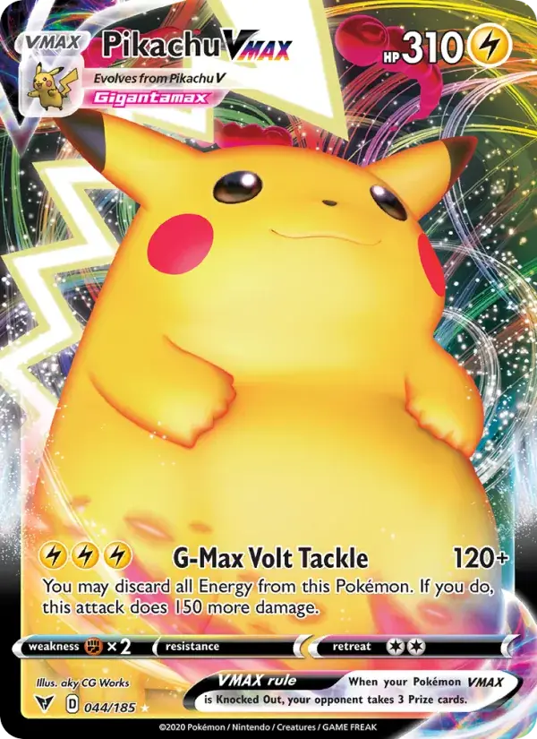Pikachu VMAX, Vivid Voltage 44/185