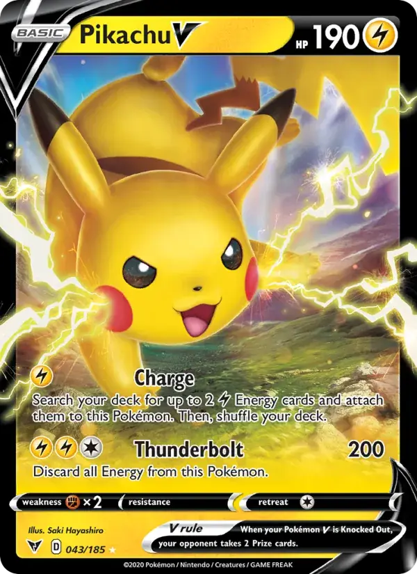 Pikachu V, Vivid Voltage 43/185