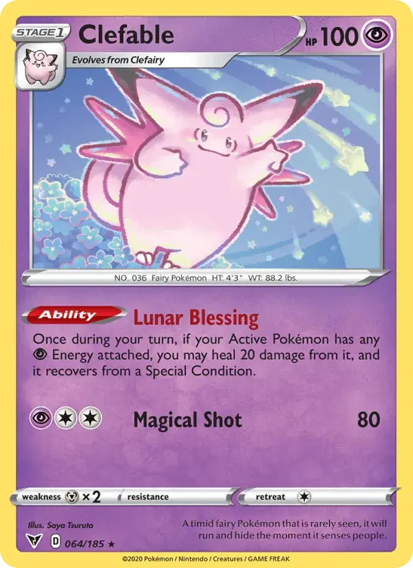 Clefable, Vivid Voltage 64/185