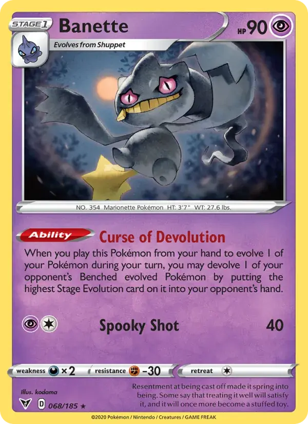 Banette, Vivid Voltage 68/185