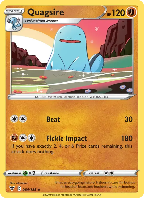 Quagsire, Vivid Voltage 84/185