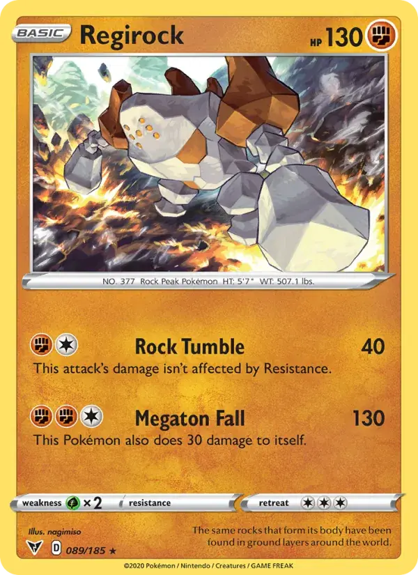 Regirock, Vivid Voltage 89/185