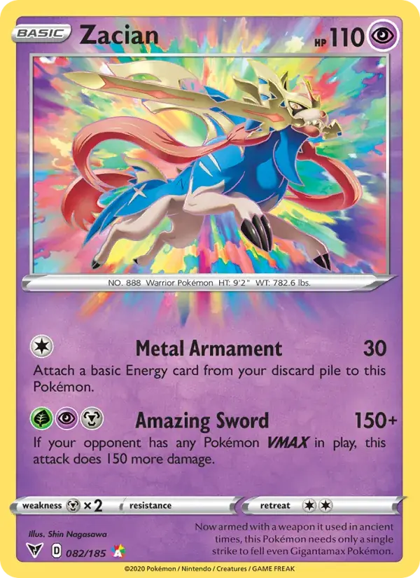 Zacian, Vivid Voltage 82/185