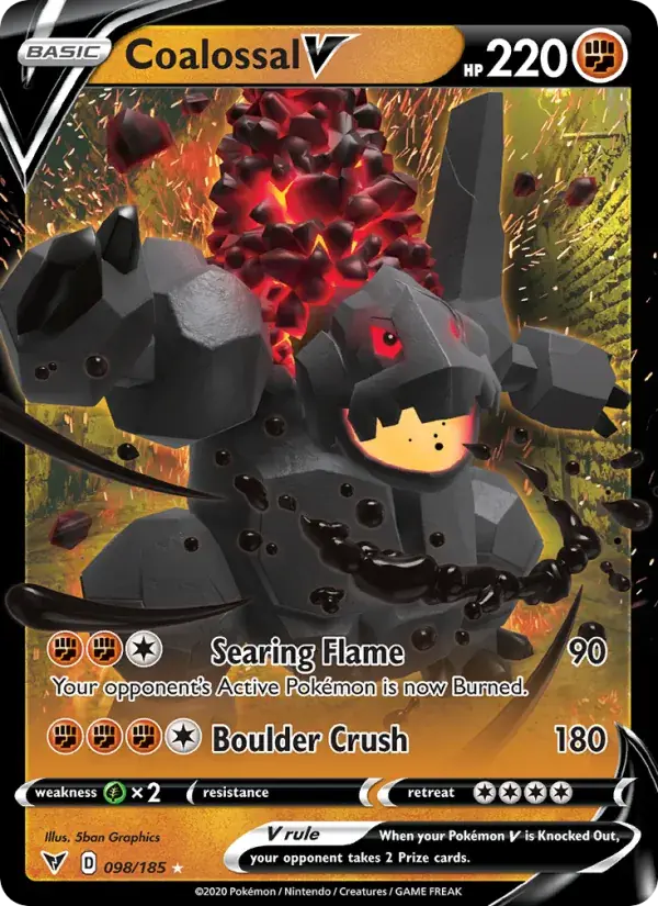 Coalossal V, Vivid Voltage 98/185