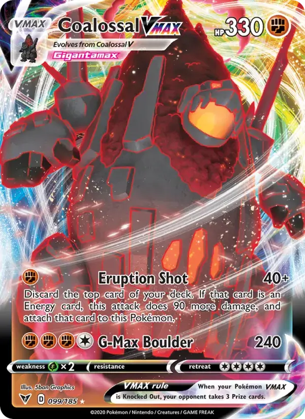 Coalossal VMAX, Vivid Voltage 99/185