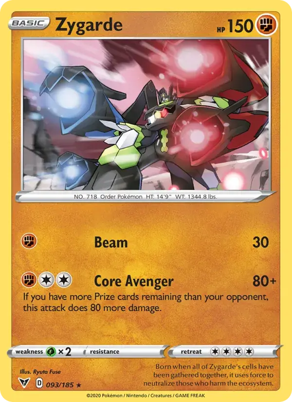 Zygarde, Vivid Voltage 93/185
