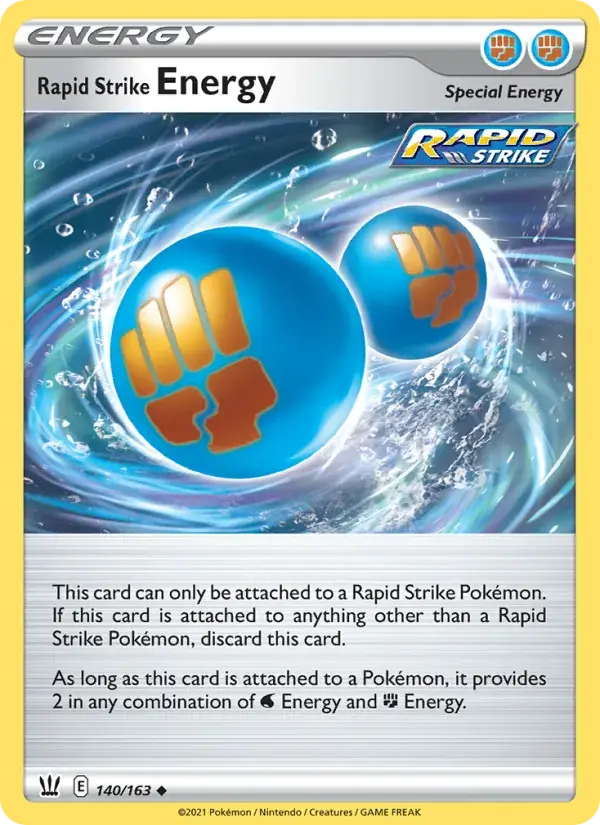 Rapid Strike Energy, Battle Styles 140/163