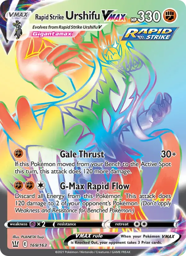 Rapid Strike Urshifu VMAX, Battle Styles 169/163
