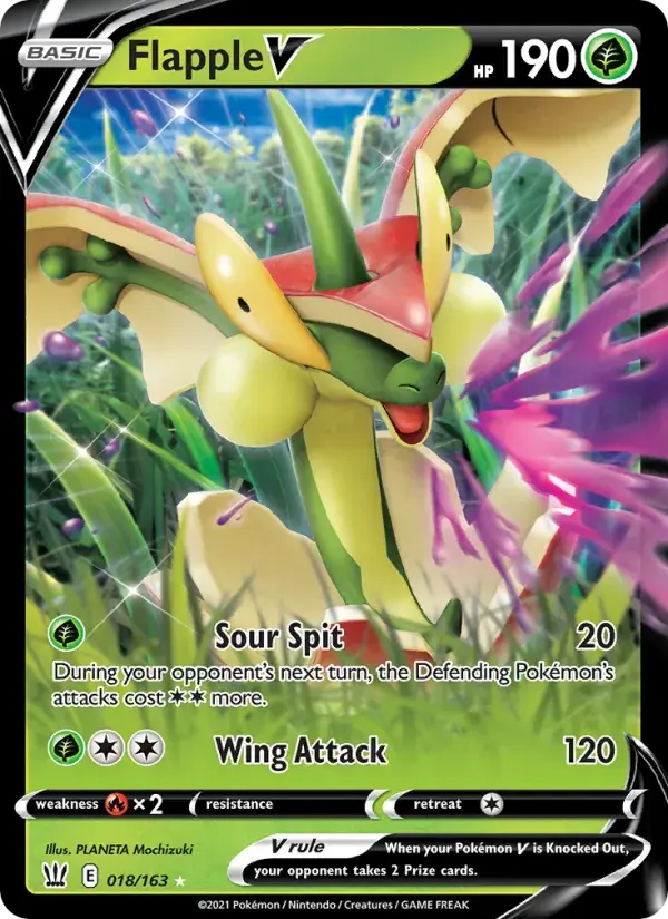 Flapple V, Battle Styles 18/163